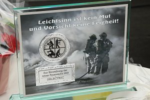 Jahresempfang von Stadt und Hochschule auf dem Hof der neuen Feuerwache