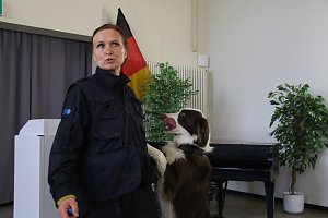 Besuch bei der Nordh&auml;user Hundestaffel