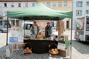 Geranienmarkt am Rathaus