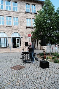 Geranienmarkt am Rathaus