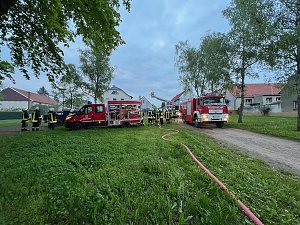 Brand bei Hohenebra