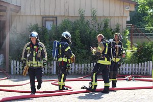 Brandeinsatz heute Vormittag in Bad Langensalza