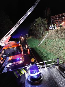 Scheunenbrand in Otterstedt (Archiv)