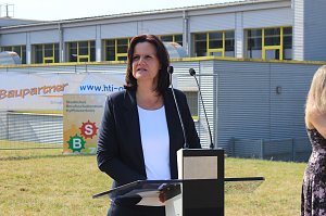 Spatenstich f&uuml;r den Berufsschulen-Campus II in der Salzstra&szlig;e in Sondershausen