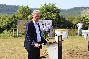 Spatenstich f&uuml;r den Berufsschulen-Campus II in der Salzstra&szlig;e in Sondershausen