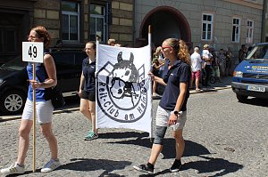Fr&ouml;hliche Stimmung beim 210 Brunnenfest in Bad Langensalza