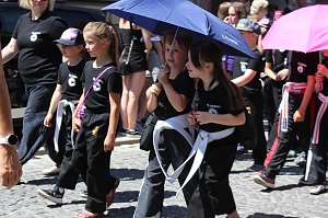 Fr&ouml;hliche Stimmung beim 210 Brunnenfest in Bad Langensalza