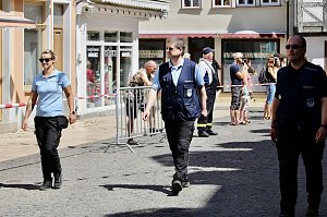 Fr&ouml;hliche Stimmung beim 210 Brunnenfest in Bad Langensalza