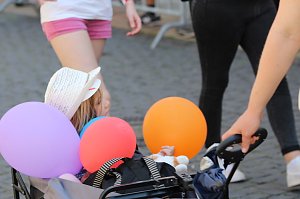 Fr&ouml;hliche Stimmung beim 210 Brunnenfest in Bad Langensalza
