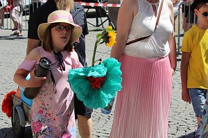 Fr&ouml;hliche Stimmung beim 210 Brunnenfest in Bad Langensalza