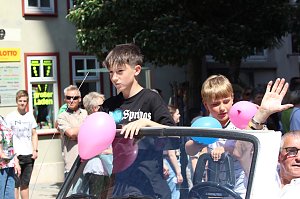 Feierliche Stimmung beim 210. Brunnenfest in Bad Langensalza