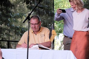 Peter Blei unterwegs auf dem 53. Rolandsfest