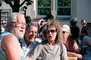 Peter Blei unterwegs auf dem 53. Rolandsfest