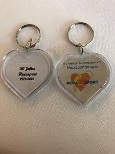 F&uuml;r jedes Herzsportmitglied gab es ein kleines Erinnerungsgeschenk
