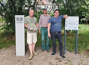 Die Interessengemeinschaft Historienwanderweg 1806 war wieder in Nordhausen am Werk