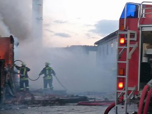 Großbrand Neuheide