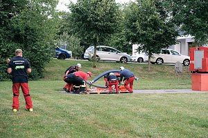 Feuerwehrwettkampf zur 750. Jahrfeier in Petersdorf