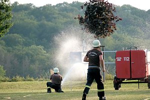Feuerwehrwettkampf zur 750. Jahrfeier in Petersdorf