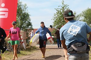 Grand Slam auf dem Wasser: beim EVN Sup Cup traf sich heute wieder die Elite der Stehpaddler auf dem Sundh&auml;user See