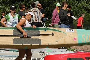 Grand Slam auf dem Wasser: beim EVN Sup Cup traf sich heute wieder die Elite der Stehpaddler auf dem Sundh&auml;user See