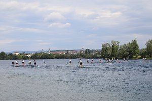 Grand Slam auf dem Wasser: beim EVN Sup Cup traf sich heute wieder die Elite der Stehpaddler auf dem Sundh&auml;user See