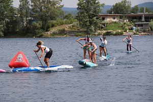 Grand Slam auf dem Wasser: beim EVN Sup Cup traf sich heute wieder die Elite der Stehpaddler auf dem Sundh&auml;user See