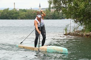 Grand Slam auf dem Wasser: beim EVN Sup Cup traf sich heute wieder die Elite der Stehpaddler auf dem Sundh&auml;user See