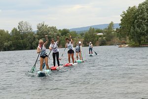 Grand Slam auf dem Wasser: beim EVN Sup Cup traf sich heute wieder die Elite der Stehpaddler auf dem Sundh&auml;user See