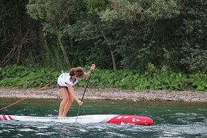 Grand Slam auf dem Wasser: beim EVN Sup Cup traf sich heute wieder die Elite der Stehpaddler auf dem Sundh&auml;user See
