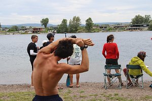 Grand Slam auf dem Wasser: beim EVN Sup Cup traf sich heute wieder die Elite der Stehpaddler auf dem Sundh&auml;user See