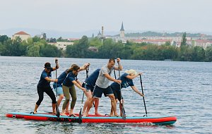 Familientag der "SUP Piraten" am Sundh&auml;user See