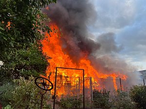 Feuer in Salza