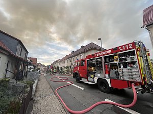 Fotos vom Feuer in Salza