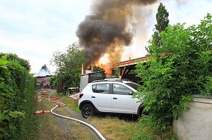 Fotos vom Feuer in Salza