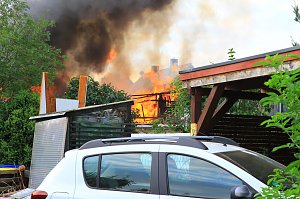 Fotos vom Feuer in Salza