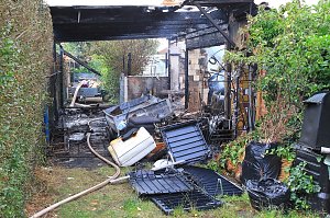 Fotos vom Feuer in Salza