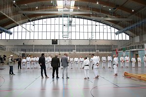 Internationales Karate-Training in der Wiedigsburg-Halle