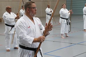 Internationales Karate-Training in der Wiedigsburg-Halle