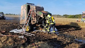 Brand gestern bei Esperstedt
