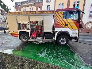 Feuerwehrunfall in Nordhausen