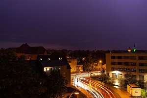 Gewitter gestern Abend &uuml;ber Th&uuml;ringen