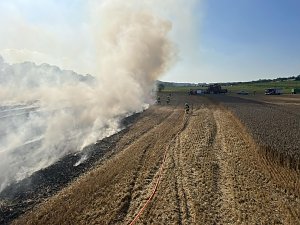 Feldbrand bei Kleinwechsungen