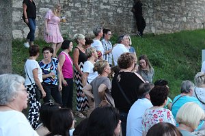Begeisterte Zuschauerinnen und Zuschauer beim "ABBA Dream Tribute" Konzert in Bad Langensalza