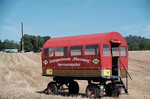 Peter Blei unterwegs auf dem Schleppertreffen in Herrmannsacker