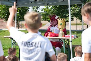 RB Leipzig Fussball-Trainingscamp beim VfB in Werther