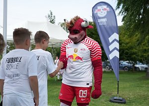 RB Leipzig Fussball-Trainingscamp beim VfB in Werther
