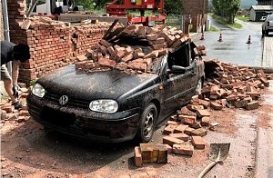 An der Unfallstelle