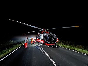 Schwerer Unfall gestern Abend auf der B4