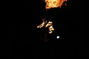 Feuer & Flamme am Kiesschacht in Nordhausen
