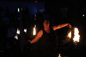 Feuer & Flamme am Kiesschacht in Nordhausen